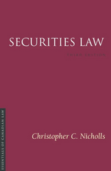 Securities Law Third Edition Nicholls
